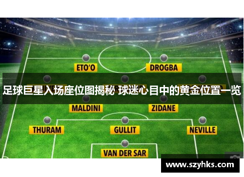 足球巨星入场座位图揭秘 球迷心目中的黄金位置一览